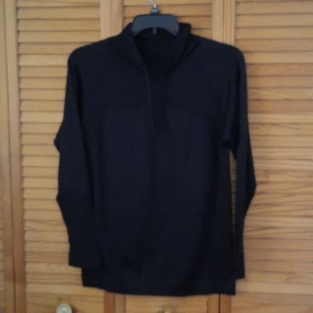 Champion Drawstring Turtleneck Activewear Long Sleeve Shirt Size XLarge